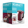 Чайник SCARLETT SC-EK21S78, 1,7 л, 2200 Вт, закрытый нагревательный элемент, ТЕРМОРЕГУЛЯТОР, сталь, бордовый по низкой цене оптом Краснодар, Москва, Уфа, Казань, Барнаул, Владивосток, Хабаровск, Сахалин, Красноярск, Екатеренбург, 