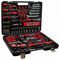 Набор инструментов универсальный, 159 предметов, пластиковый кейс, RABBITEX, 671340