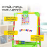 Мольберт растущий для мела/магнитно-маркерный, 53х46 см, BRAUBERG "NIKA KIDS", светофор, 238051 по низкой цене оптом 