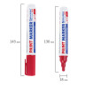 Маркер-краска лаковый (paint marker) 6 мм, КРАСНЫЙ, НИТРО-ОСНОВА, BRAUBERG PROFESSIONAL PLUS EXTRA, 151452 по низкой цене оптом Краснодар, Москва, Уфа, Казань, Барнаул, Владивосток, Хабаровск, Сахалин, Красноярск, Екатеренбург, 