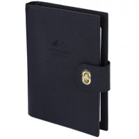 Ежедневник-органайзер недатированный B5 167х240мм BRAUBERG "Nova", под кожу, 160л, черный, 116204