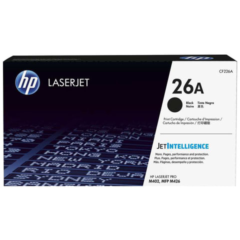Картридж лазерный HP (CF226A) LaserJet Pro M402d/n/dn/dw/426dw/fdw/fdn, №26A, оригинальный, ресурс 3100 стр. по низкой цене оптом 
