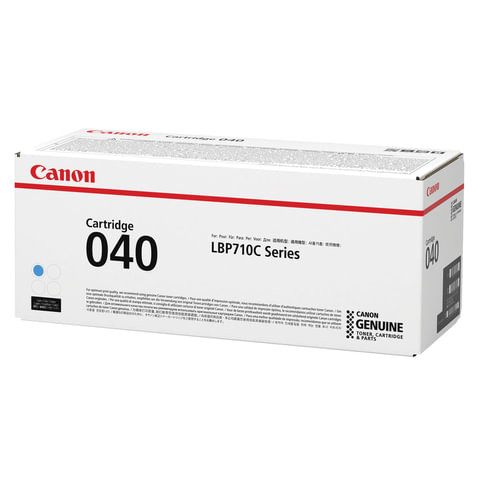 Картридж лазерный CANON (040С) i-SENSYS LBP710Cx/LBP712Cx, оригинальный, голубой, ресурс 5400 страниц, 0458C001 по низкой цене оптом 