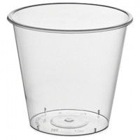 Стакан одноразовый 300мл пластиковый прозрачный Bubble Cup, СВЕРХПЛОТНЫЙ, ВЗЛП, ШК6176, 1023ГП