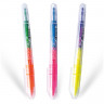 Набор текстовыделителей двухсторонних Crown "Multi Hi-Lighter Twin" 3шт., 6цв., 3/2мм, блистер по низкой цене оптом Краснодар, Москва, Уфа, Казань, Барнаул, Владивосток, Хабаровск, Сахалин, Красноярск, Екатеренбург, 