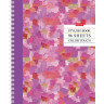 Тетрадь А5, 96 л., HATBER, гребень, клетка, глянцевая ламинация, "Color touch", 96Т5лВ1гр по низкой цене оптом 