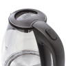 Чайник SONNEN KT-1786, 1,7 л, 2200 Вт, закрытый нагревательный элемент, стекло, 453422 по низкой цене оптом Краснодар, Москва, Уфа, Казань, Барнаул, Владивосток, Хабаровск, Сахалин, Красноярск, Екатеренбург, 