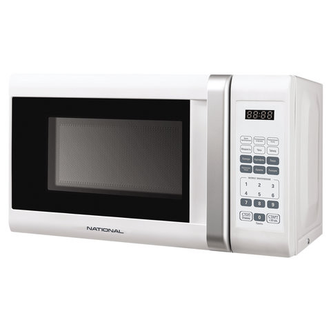 Микроволновая печь NATIONAL NK-MW162S23, объем 23 л, мощность 800 Вт, таймер, сенсорное управление, белая по низкой цене оптом 