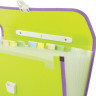 Папка-портфель пластиковая BRAUBERG "JOY", А4 (330х245х35 мм), 13 отделений, с окантовкой, салатовая, 227974 по низкой цене оптом Краснодар, Москва, Уфа, Казань, Барнаул, Владивосток, Хабаровск, Сахалин, Красноярск, Екатеренбург, 