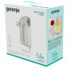 Миксер GORENJE M360CW, 300Вт, 5 скоростей, 2 венчика, 2 крюка для теста, белый, 73334 по низкой цене оптом 