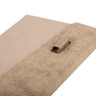 Ежедневник недатированный А5 145х215мм BRAUBERG Stitch, под кожу, магнит, 160л, бежевый, 116590 по низкой цене оптом 