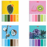 Тетрадь А5, 80 л., HATBER гребень, клетка, обложка картон, "Color Set" (4 вида в спайке), 80Т5В1гр по низкой цене оптом Краснодар, Москва, Уфа, Казань, Барнаул, Владивосток, Хабаровск, Сахалин, Красноярск, Екатеренбург, 