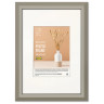 Рамка 21*30см с паспарту 15*21см небьющаяся, аналог IKEA, багет 26мм, МДФ, BRAUBERG Zool, серая 391377 по низкой цене оптом 