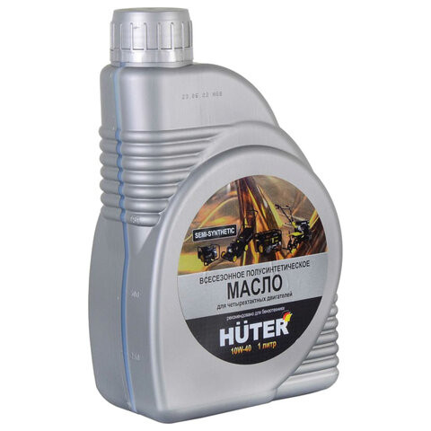 Полусинтетическое масло HUTER 10W-40, для 4-х тактных двигателей, 1 л, 73/8/1/1 по низкой цене оптом 