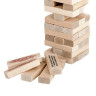 Игра настольная Башня "Бам-бум mini", неокрашенные деревянные блоки с заданиями, 10 КОРОЛЕВСТВО, 2790