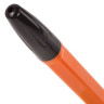 Ручка шариковая BRAUBERG "X-333 Orange", ЧЕРНАЯ, корпус оранжевый, узел 0,7 мм, линия письма 0,35 мм, 142410 по низкой цене оптом 