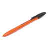 Ручка шариковая BRAUBERG "X-333 Orange", ЧЕРНАЯ, корпус оранжевый, узел 0,7 мм, линия письма 0,35 мм, 142410 по низкой цене оптом 