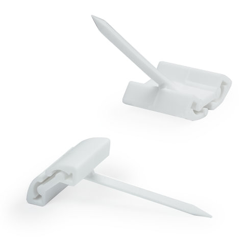 Ценникодержатели на иголке MINISTICK, комплект 10 шт., держатель 19 мм, игла 35 мм, 500952 по низкой цене оптом Краснодар, Москва, Уфа, Казань, Барнаул, Владивосток, Хабаровск, Сахалин, Красноярск, Екатеренбург, 