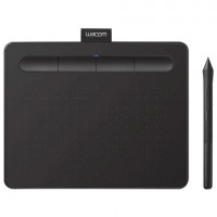 Планшет графический WACOM Intuos S CTL-4100K-N, 2540LPI, 4096 уровней, (А6) 152х95, USB, черный