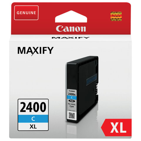 Картридж струйный CANON (PGI-2400XLС) iB4040/MB5040/MB5340, голубой, оригинальный, ресурс 1500 стр., 9274B001 по низкой цене оптом 