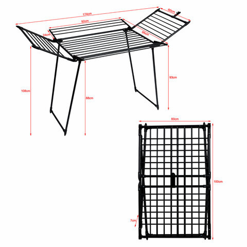 Сушилка напольная для белья раскладная 5 зон сушки, 25 метров LAIMA HOME MEGA BLACK, 700471 по низкой цене оптом Сушилка напольная для белья раскладная 5 зон сушки, 25 метров LAIMA HOME MEGA BLACK, 700471 по низкой цене оптом