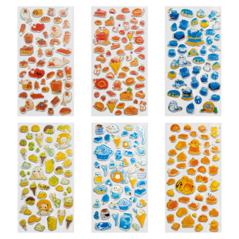 Наклейки гелевые "Аппетитное ассорти", 17,5х9 см, ассорти 6 видов, FUNSTER (ФАНСТЕР), 666083 по низкой цене оптом Наклейки гелевые "Аппетитное ассорти", 17,5х9 см, ассорти 6 видов, FUNSTER (ФАНСТЕР), 666083 по низкой цене оптом