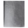 Тетрадь бумвинил А5, 96 л., скоба, офсет №1, линия, с полями, СЕРЕБРО Metallic, HATBER, 96Т5бвВ2 по низкой цене оптом 