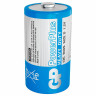 Батарейки КОМПЛЕКТ 2 шт. GP PowerPlus D (13C), солевые, в пленке, 13CEBRA-2S2 по низкой цене оптом 