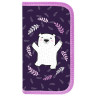 Пенал ПИФАГОР, 2 отделения, ламинированный картон, 19х11 см, Happy bear, 272246 по низкой цене оптом 