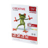 Бумага цветная CREATIVE color, А4, 80 г/м2, 100 л., (5 цветов х 20 л.), микс пастель, БПpr-100r по низкой цене оптом 