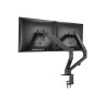 Кронштейн для двух мониторов настольный VESA 75х75, 100х100, 17"-27", до 14 кг, SONNEN MOTION, 455945 по низкой цене оптом Краснодар, Москва, Уфа, Казань, Барнаул, Владивосток, Хабаровск, Сахалин, Красноярск, Екатеренбург, 