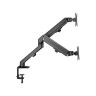 Кронштейн для двух мониторов настольный VESA 75х75, 100х100, 17"-27", до 14 кг, SONNEN MOTION, 455945 по низкой цене оптом Краснодар, Москва, Уфа, Казань, Барнаул, Владивосток, Хабаровск, Сахалин, Красноярск, Екатеренбург, 
