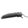 Клавиатура проводная SONNEN KB-8136, USB, 107 клавиш, черная, 512651 по низкой цене оптом Краснодар, Москва, Уфа, Казань, Барнаул, Владивосток, Хабаровск, Сахалин, Красноярск, Екатеренбург, 