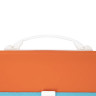 Папка-портфель пластиковая BRAUBERG "JOY", А4 (330х245х35 мм), 13 отделений, с окантовкой, оранжевая, 227975 по низкой цене оптом Краснодар, Москва, Уфа, Казань, Барнаул, Владивосток, Хабаровск, Сахалин, Красноярск, Екатеренбург, 