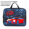Папка на молнии с ручками BRAUBERG, А4, 1 отделение, ткань, ширина 80 мм, "Racing Car", 229403 по низкой цене оптом 