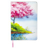 Блокнот А5 (143x210 мм), BRAUBERG VISTA "Spring weather", под кожу, гибкий, 80 л., 112073 по низкой цене оптом 