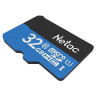 Карта памяти microSDHC 32 ГБ NETAC P500 Standard, UHS-I U1, 80 Мб/с (class 10), адаптер, NT02P500STN-032G-R