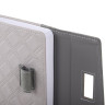 Ежедневник недатированный А5 145х215мм BRAUBERG Stitch, под кожу, магнит, 160л, серый, 116591 по низкой цене оптом 