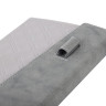 Ежедневник недатированный А5 145х215мм BRAUBERG Stitch, под кожу, магнит, 160л, серый, 116591 по низкой цене оптом 