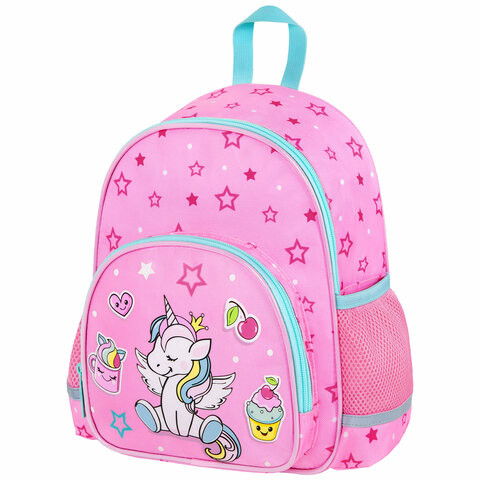 Рюкзак BRAUBERG KIDS PLAY детский, 1 отделение, 3 кармана, "Unicorn dreams", 29х23х12 см, 272052 по низкой цене оптом 