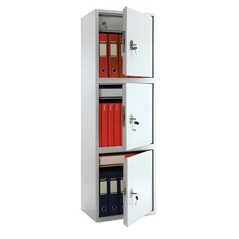 Шкаф металлический для документов AIKO "SL-150/3Т" светло-серый, 1490х460х340 мм, 37 кг по низкой цене оптом 