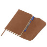Ежедневник датированный 2026 А5 145х213мм BRAUBERG Jacket под кожу, клапан, держатель, бежевый, 117400 по низкой цене оптом 