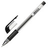 Ручка гелевая с грипом STAFF Basic Needle, ЧЕРНАЯ, игольчатый узел 0,5 мм, линия письма 0,35 мм, 143679 по низкой цене оптом Краснодар, Москва, Уфа, Казань, Барнаул, Владивосток, Хабаровск, Сахалин, Красноярск, Екатеренбург, 