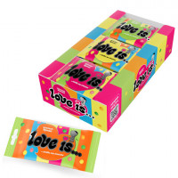 Жевательные конфеты в кислой обсыпке LOVE IS, ассорти вкусов, 42 г, 709230