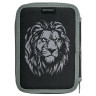 Пенал BRAUBERG, 2 отделения, полиэстер, 21х14 см, Savage lion, 272331 по низкой цене оптом 