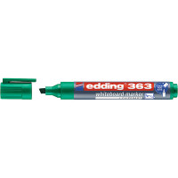Маркер для белых досок edding 363, скошенный наконечник, 1-5 мм Зеленый