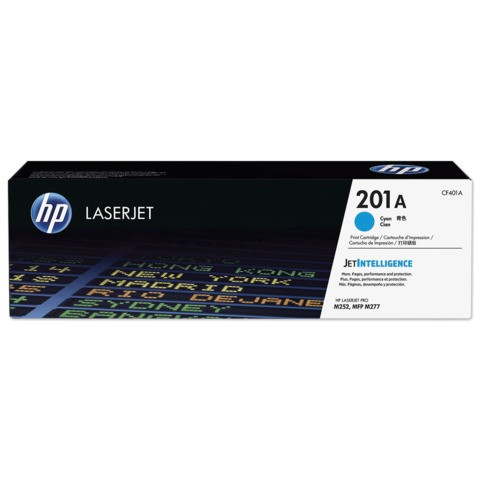 Картридж лазерный HP (CF401A) LaserJet Pro M277n/dw/M252n/dw, голубой, оригинальный, ресурс 1400 страниц по низкой цене оптом 