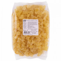 Папайя кубиками, с сахаром, WELDAY, пакет, 1000 г, 622480