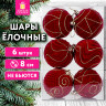 Шары елочные 6 шт, 8 см, "Burgundy Charm", пластик, софт тач, бургунди, ЗОЛОТАЯ СКАЗКА, 592453 по низкой цене оптом Шары елочные 6 шт, 8 см, "Burgundy Charm", пластик, софт тач, бургунди, ЗОЛОТАЯ СКАЗКА, 592453 по низкой цене оптом