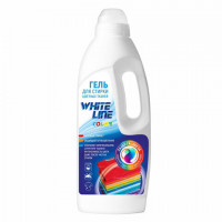 Гель для стирки цветных тканей 1л WHITE LINE Color, ш/к 64683, WL-01